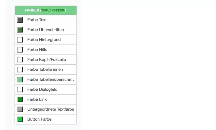 Farbe und Design von Deinem Online-Terminbuchungssystem anpassen