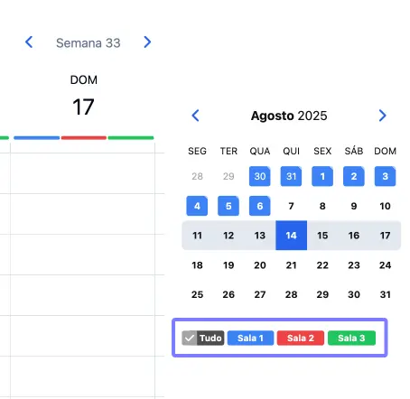 Códigos de cores de recurso