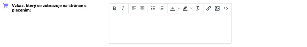 Upravit zprávu na pokladní obrazovce
