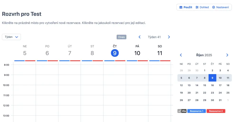 Barevné kódy zdrojů