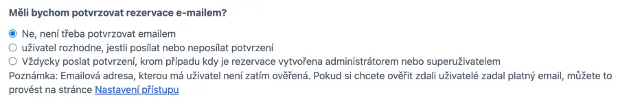 odesílání automatických e-mailových připomínek