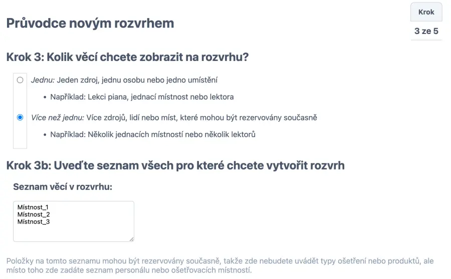 přidání většího počtu jednacích místností a zdrojů