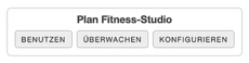 Fitness Buchungskalender Anleitung mit Admin Buttons