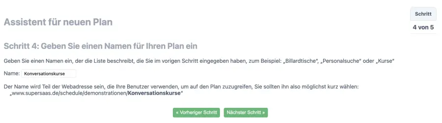 Deinem Kalender einen Namen geben