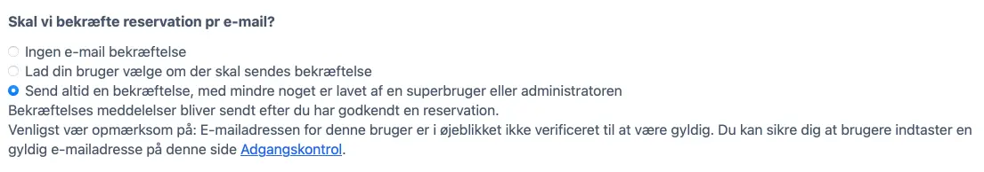 Bekræftelser