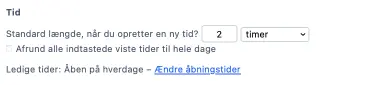 Standardlængden i en kapacitets kalender