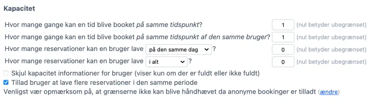 Begrænsning pr. tid