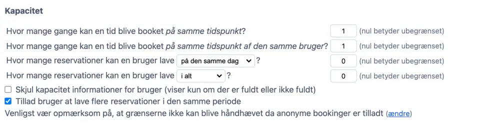 Begrænsning pr. tid