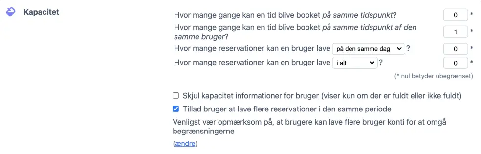 Begrænsning pr. tid