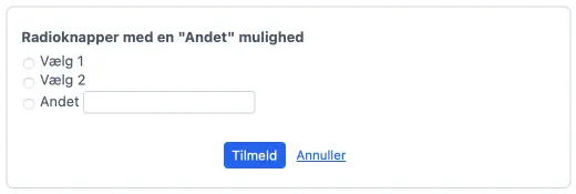 “Anden” mulighed