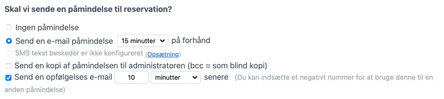 Påmindelser