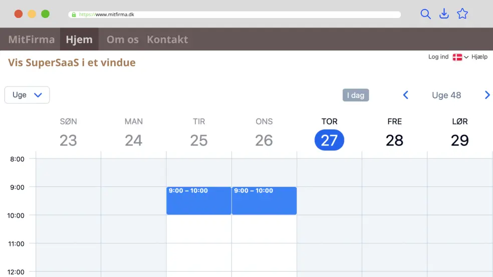 iframe baseret integration