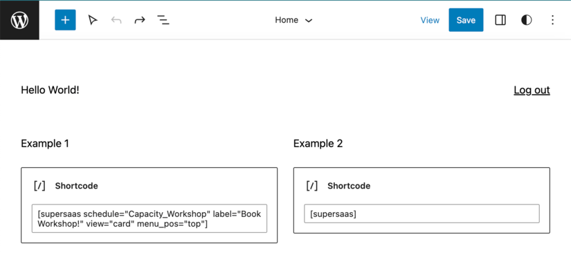 Přidat blok zkratek do příspěvku WordPress