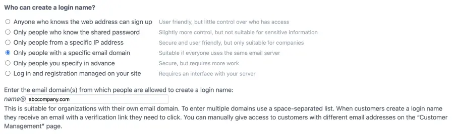 Manage who can log in to your schedule