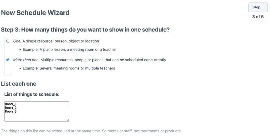 add multiple meeting rooms and resources