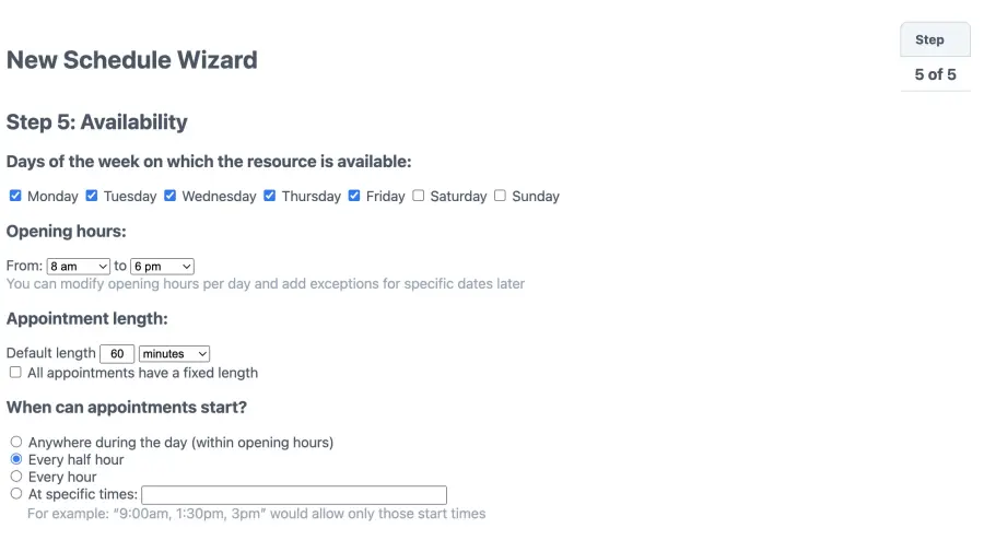 Who can log in to your booking schedule