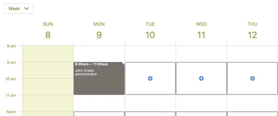 Schedule with appointment