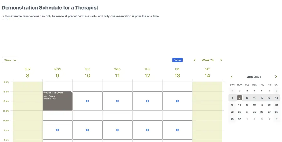 Testing the schedule
