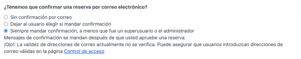 Confirmaciones