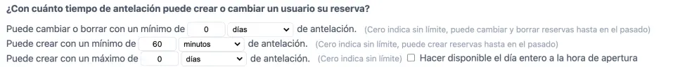 ¿Cuándo se pueden hacer las reservas?