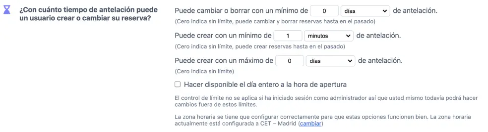 ¿Cuándo se pueden hacer las reservas?