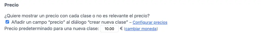 Precio