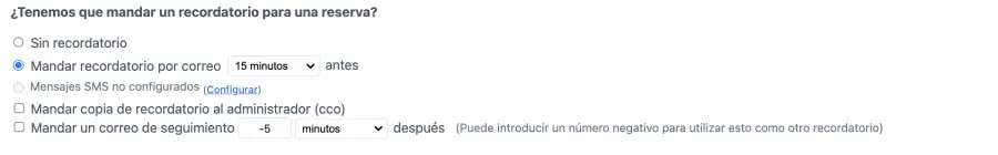 Enviar recordatorios de seguimiento automáticos