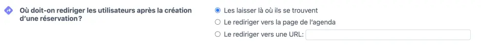 Processus suite à une réservation