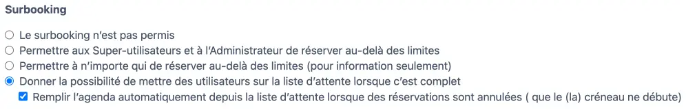 Surbooking
