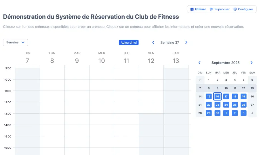 Agenda vide