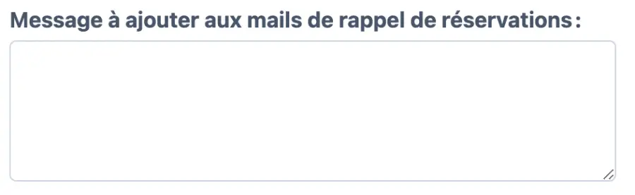 Agenda de réservation de salle en ligne avec rappels par e-mail