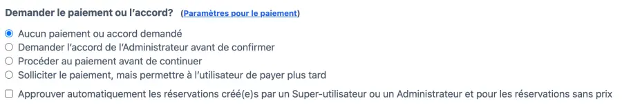 Configurer le paiement sur votre système de réservation en ligne pour salon