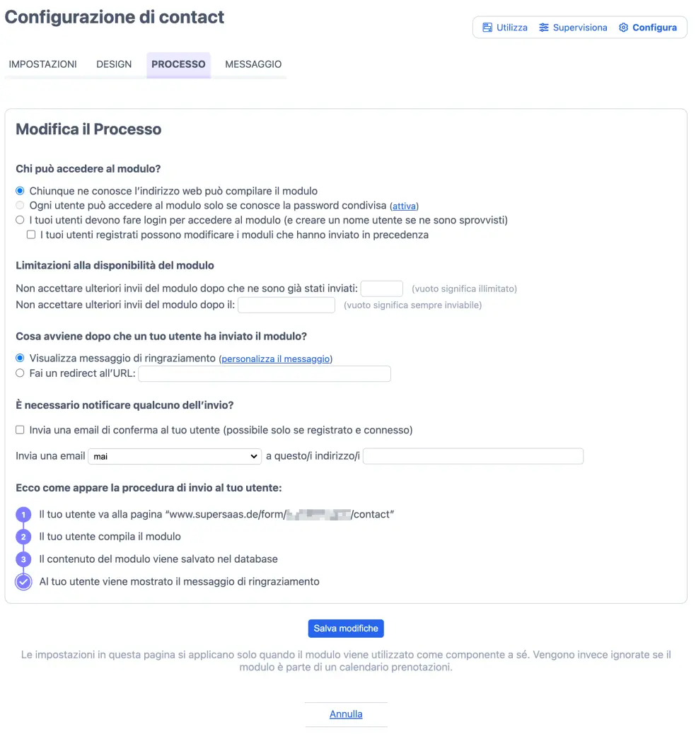 Scheda Processo