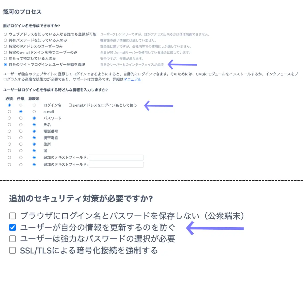 アクセスコントロール