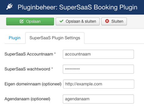 Joomla! SuperSaaS Plugin