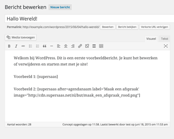 Meerdere reserveringsknoppen toevoegen aan een WordPress-bericht