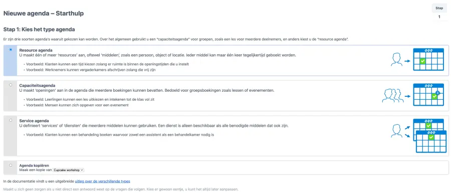 Creëer een online agenda voor uw salon