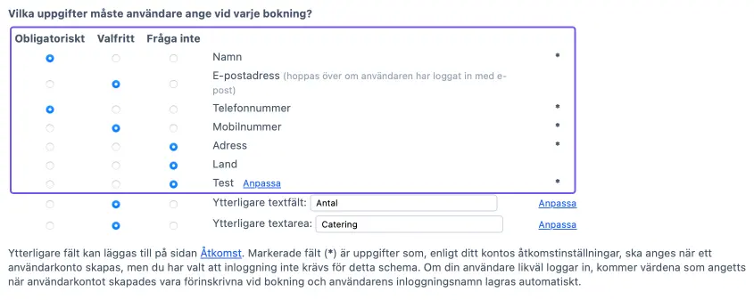 Standardfält