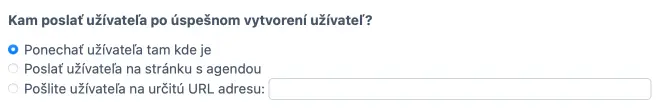 Proces po dokončení rezervácie