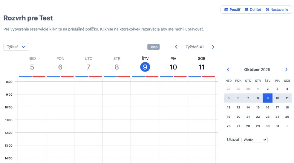 Rozbaľovací selektor zdrojov