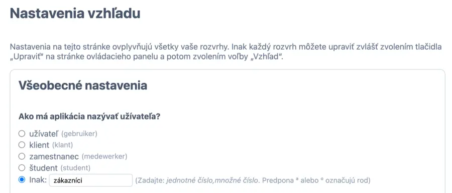Definujte pojmy pre vašich používateľov vo vašom rezervačnom systéme