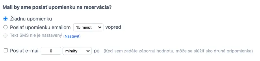 Odosielanie prispôsobených automatických e-mail a SMS pripomienok vo vašom rezervačnom systéme