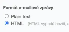 Formát zprávy