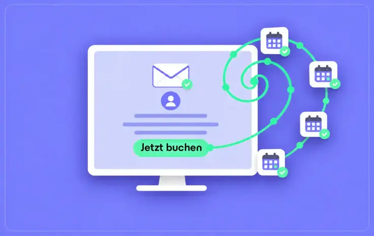 Buchungsbutton in Signatur