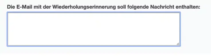 Text der Follow-up-E-Mail anpassen.
