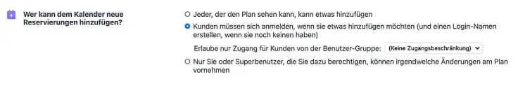 Handeln als mit Registrieren, damit eine Anmeldung erforderlich ist.