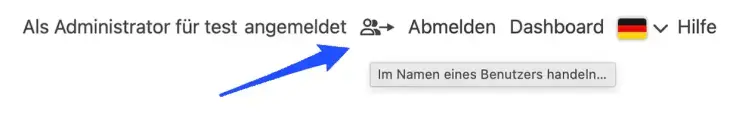 Handeln als starten im Terminbuchungskalender mit Klick auf das Symbol.