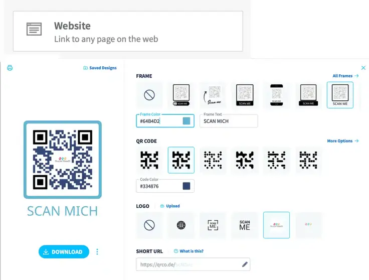 Passe den QR-Code für Deinen Terminbuchungskalender an