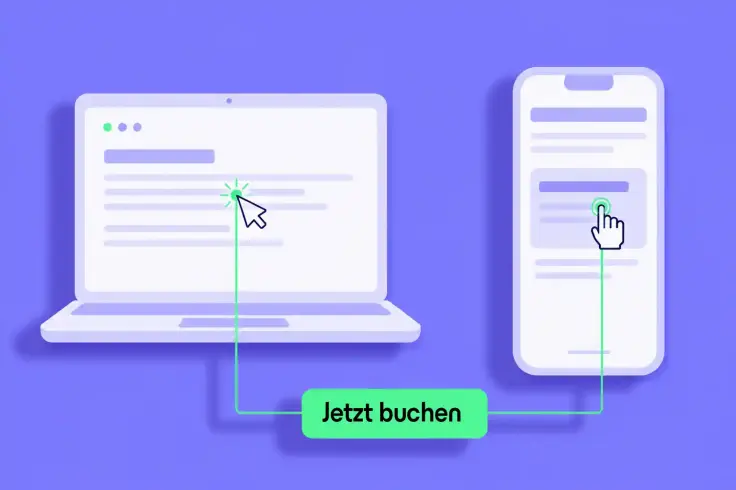 Erfolgreiche Terminbuchungsseite