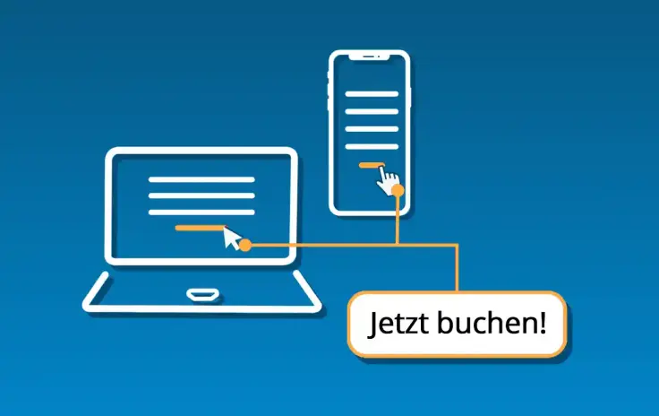 Erfolgreiche Terminbuchungsseite